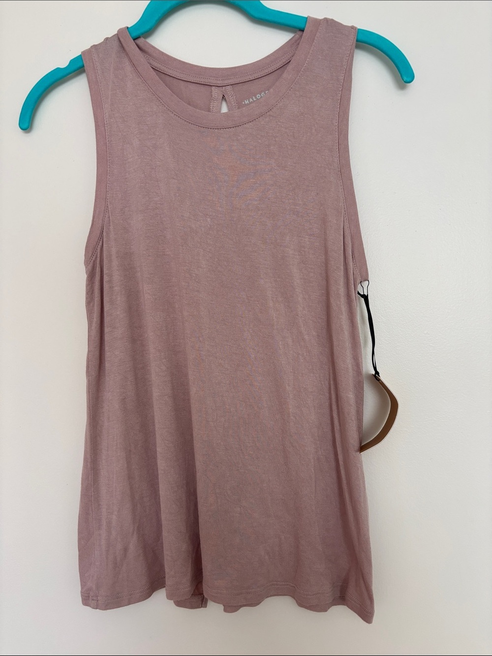 NWT Halogen Dusty Mauve Sleeveless Tank Top
